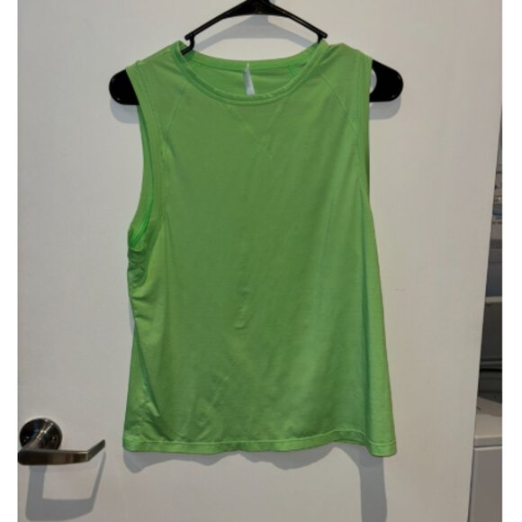 Green Athletic Muscle Tee - Picture 2 of 3